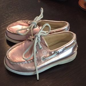 Sperry top- sider pink girls